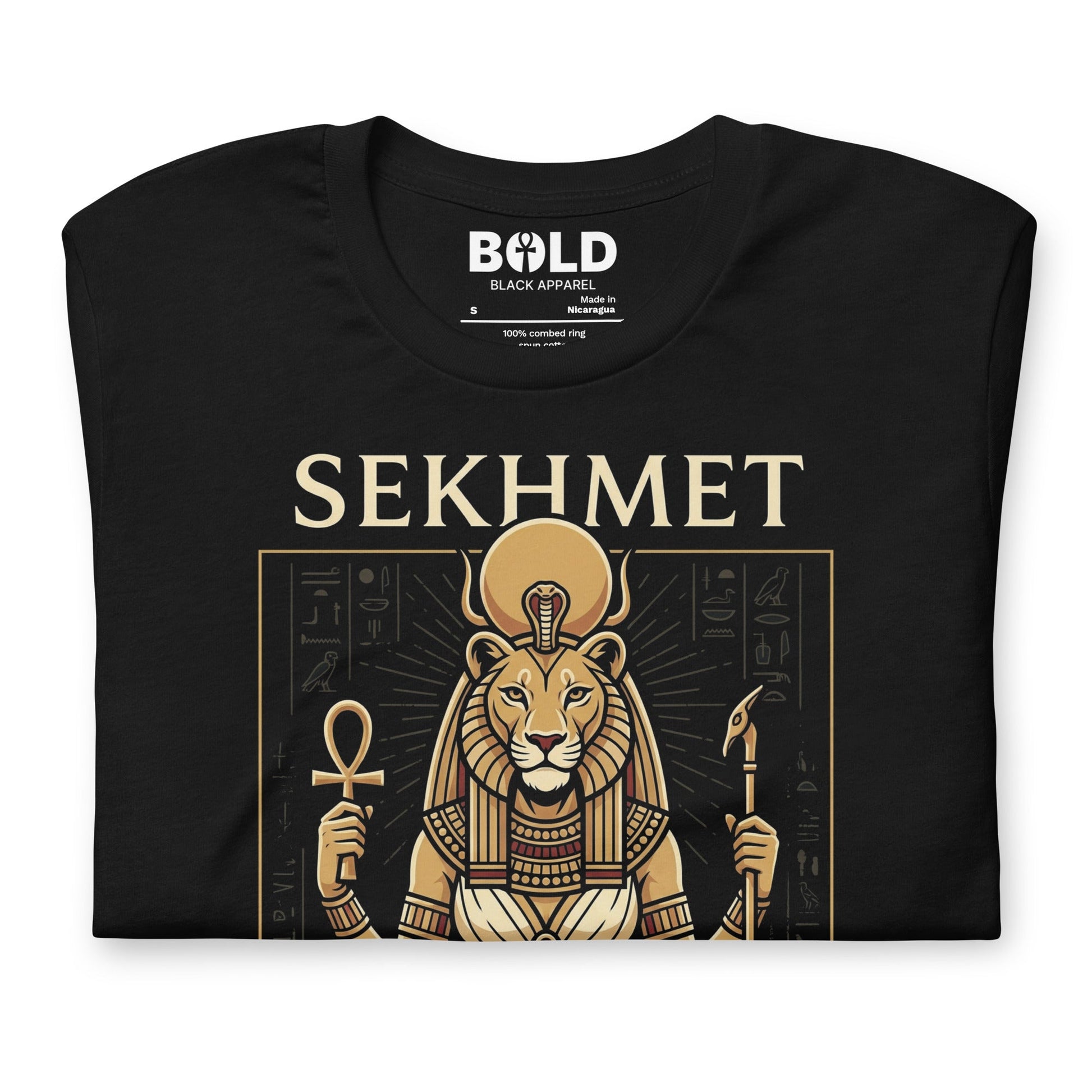 Sekhmet T-Shirt - Bold Black Apparel