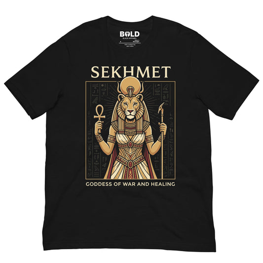 Sekhmet T-Shirt - Bold Black Apparel