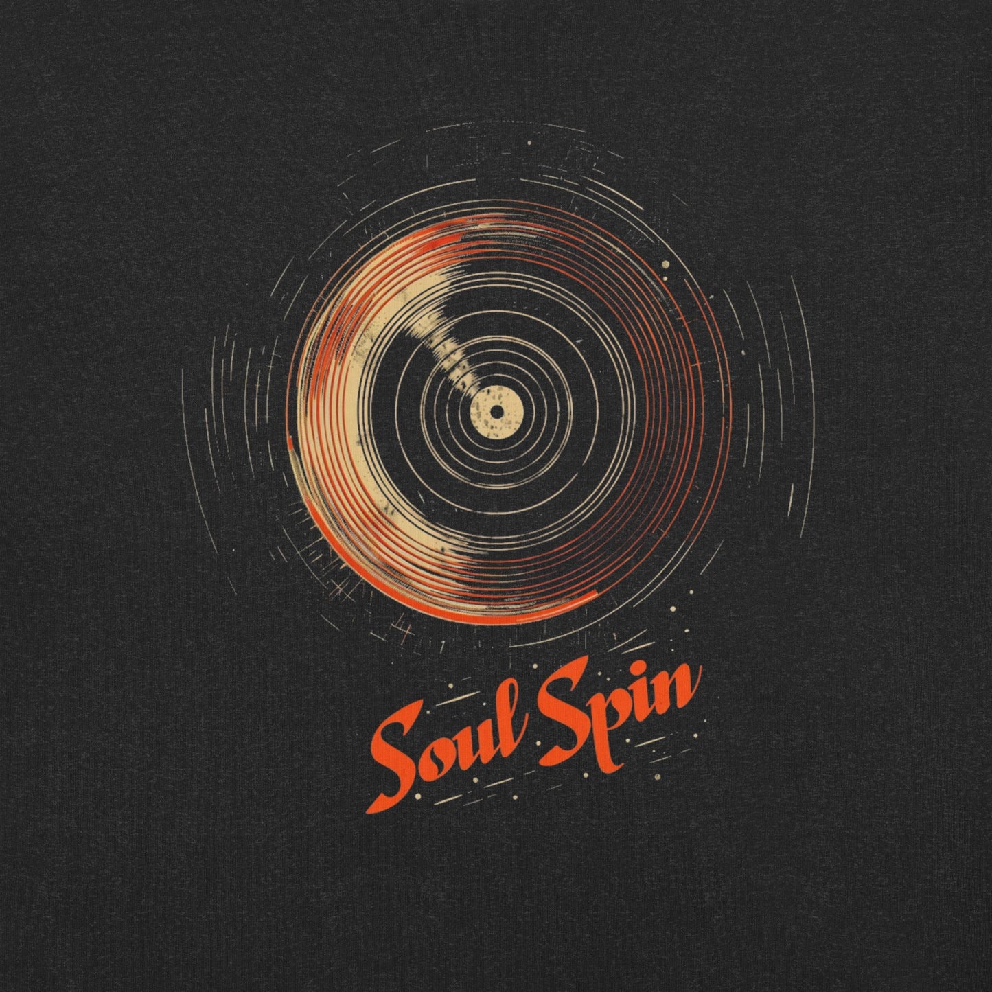 Soul Spin T-Shirt - Bold Black Apparel