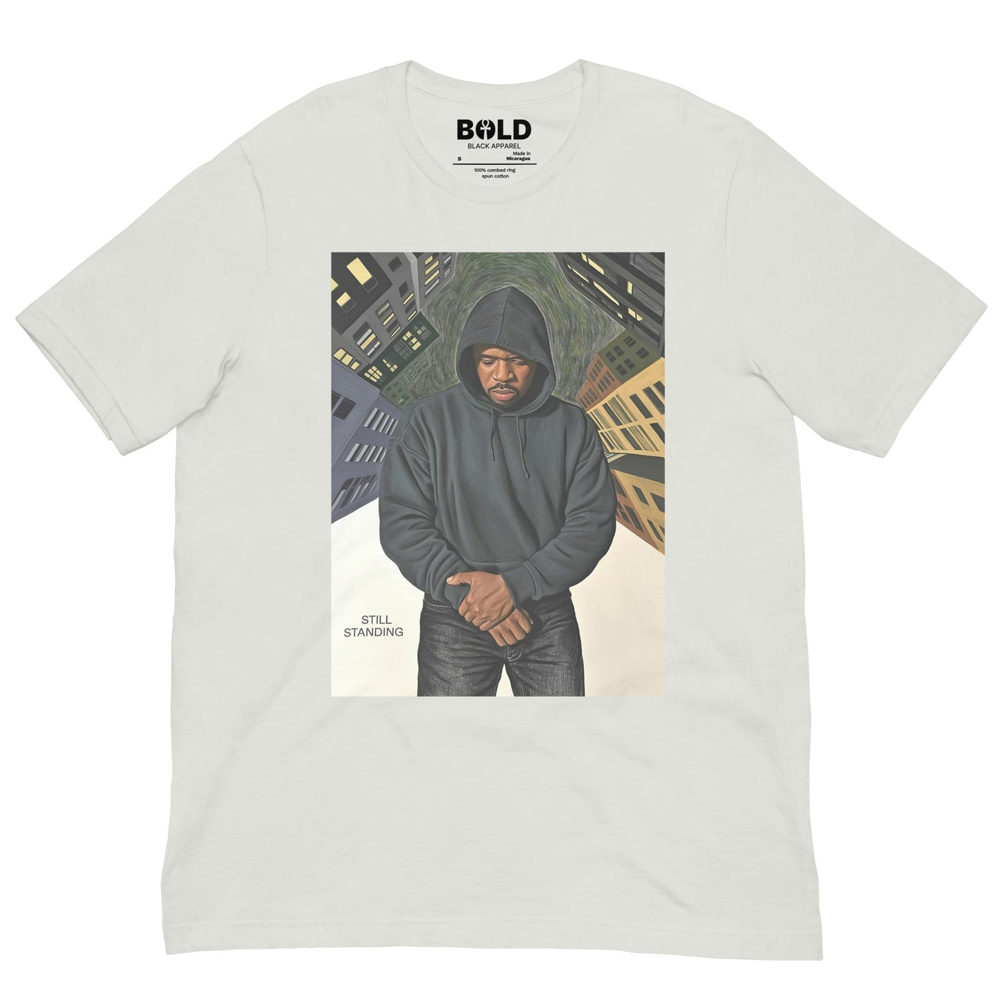 Still Standing T-Shirt - Bold Black Apparel