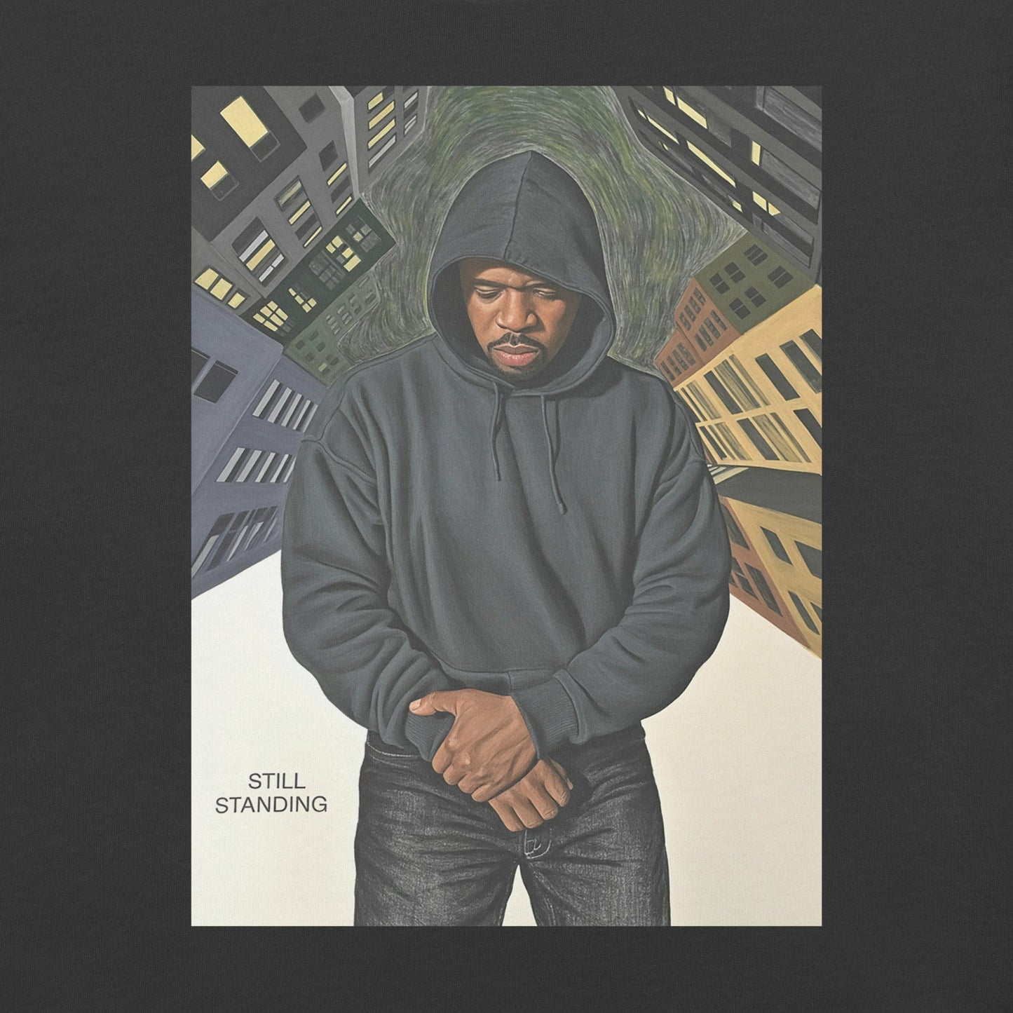 Still Standing T-Shirt - Bold Black Apparel