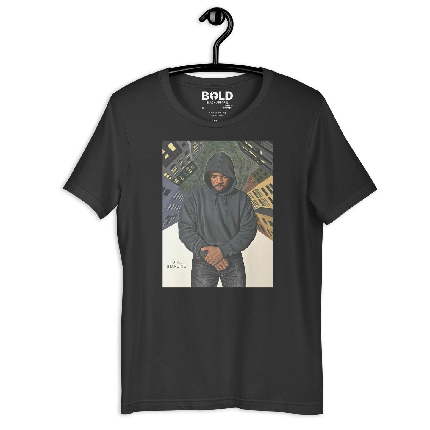 Still Standing T-Shirt - Bold Black Apparel