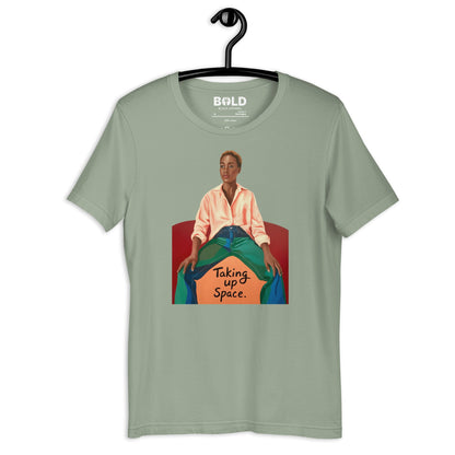 Taking Up Space T-Shirt - Bold Black Apparel