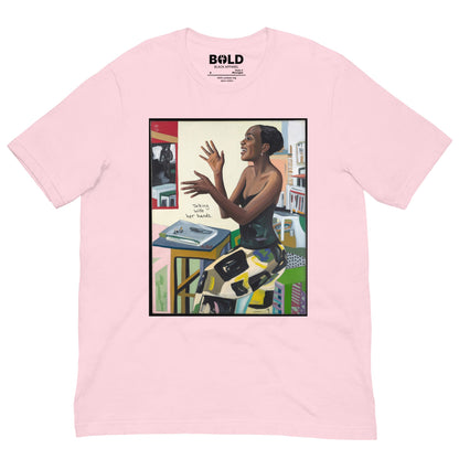 Talking with Her Hands T-Shirt - Bold Black Apparel