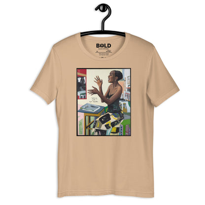 Talking with Her Hands T-Shirt - Bold Black Apparel