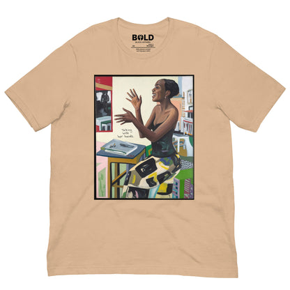 Talking with Her Hands T-Shirt - Bold Black Apparel