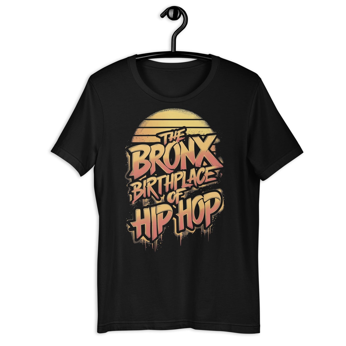 The Bronx Birthplace of Hip-Hop T-Shirt - Bold Black Apparel