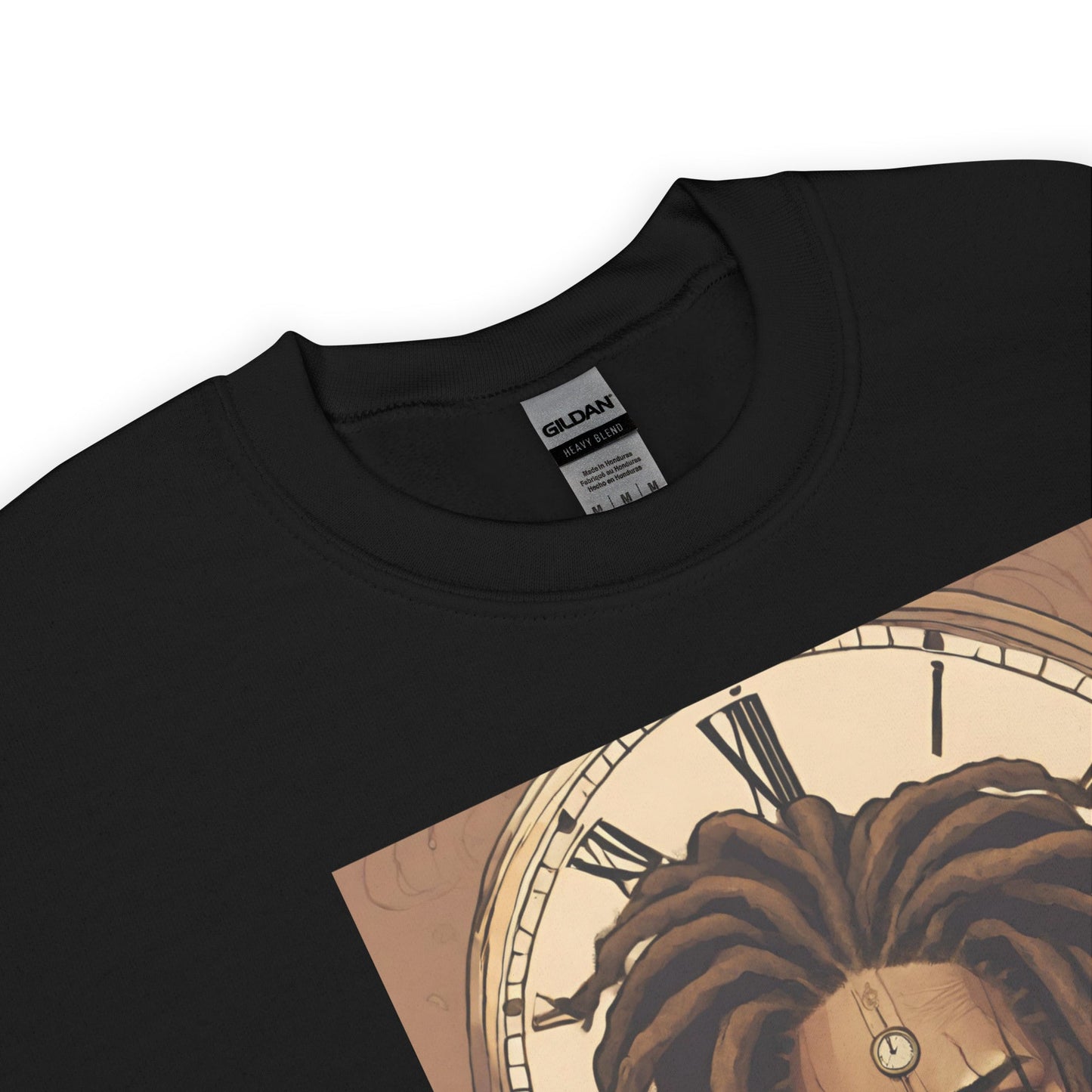 The Concept of Time Crewneck - Bold Black Apparel