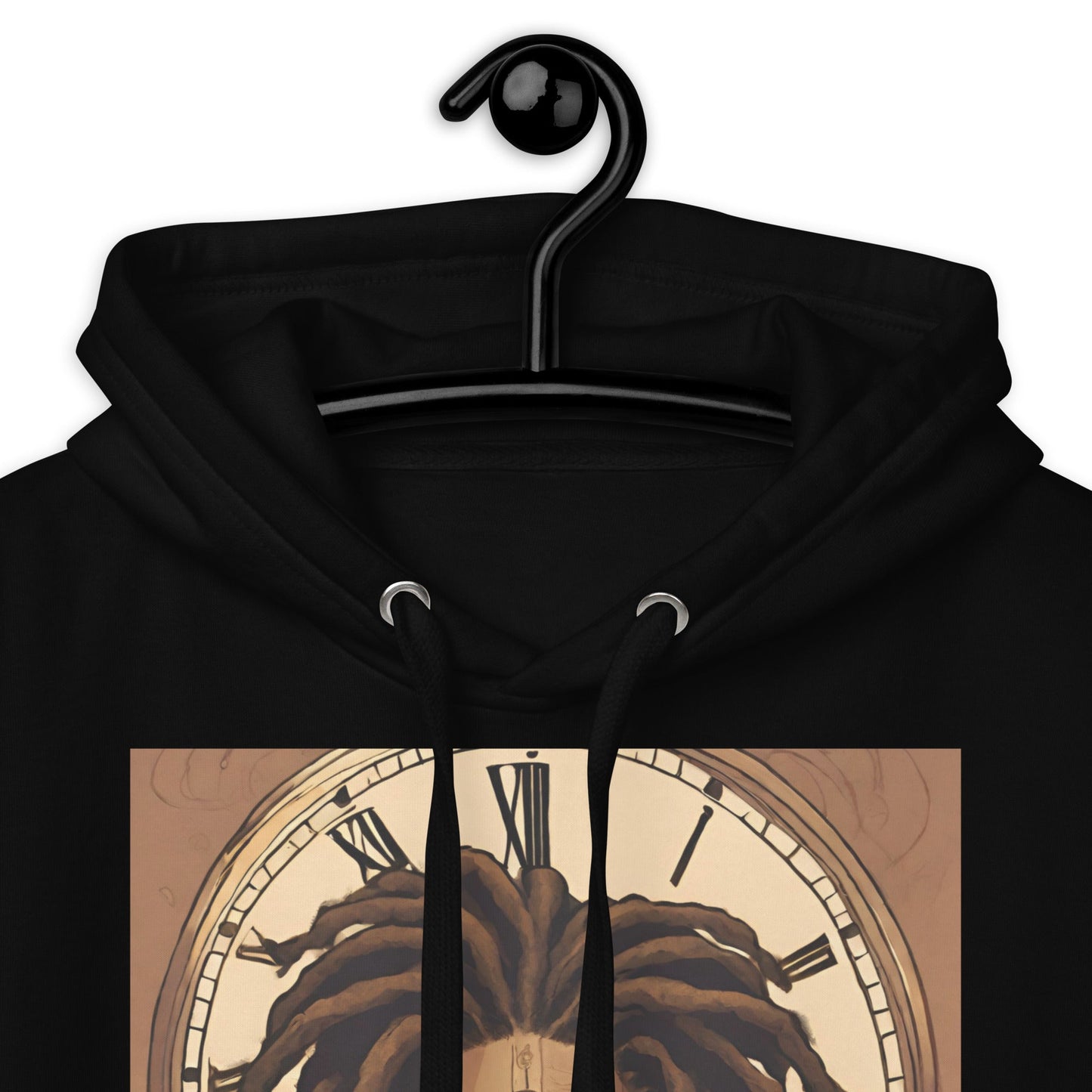 The Concept of Time Premium Hoodie - Bold Black Apparel