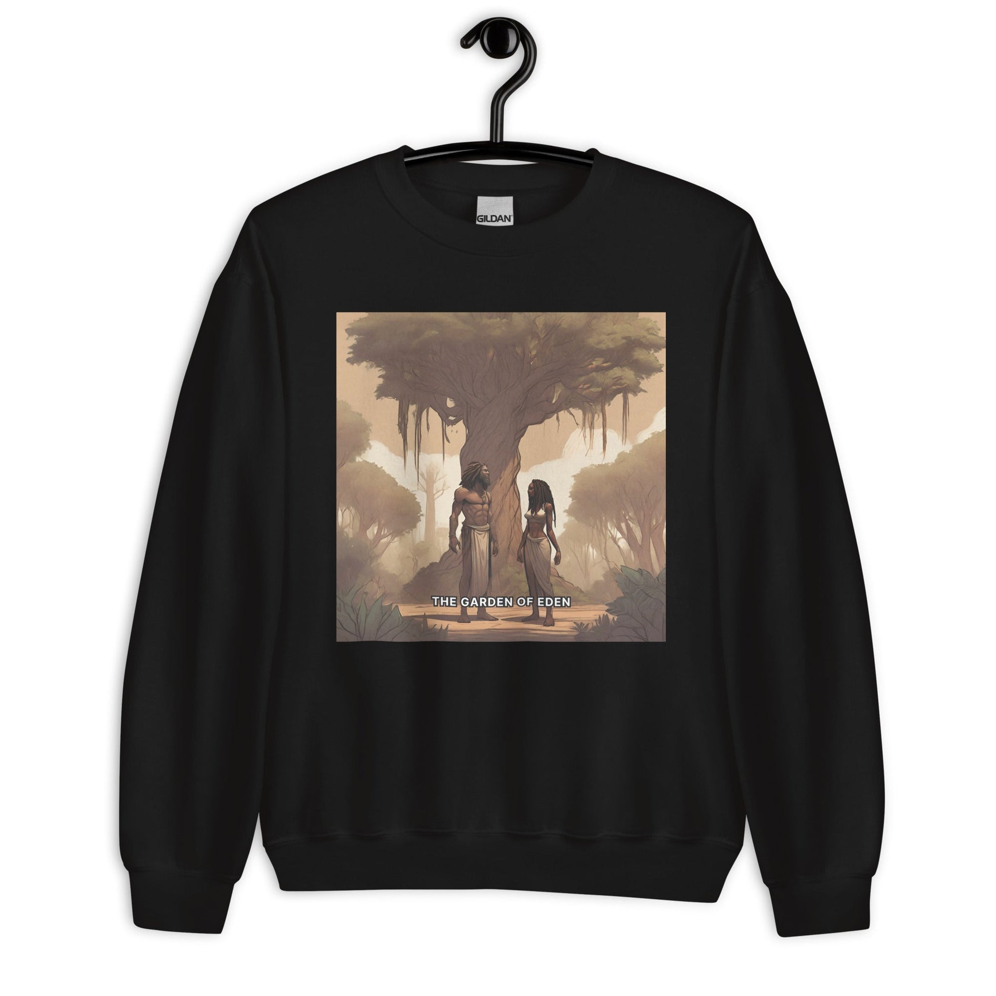 The Garden of Eden Crewneck - Bold Black Apparel