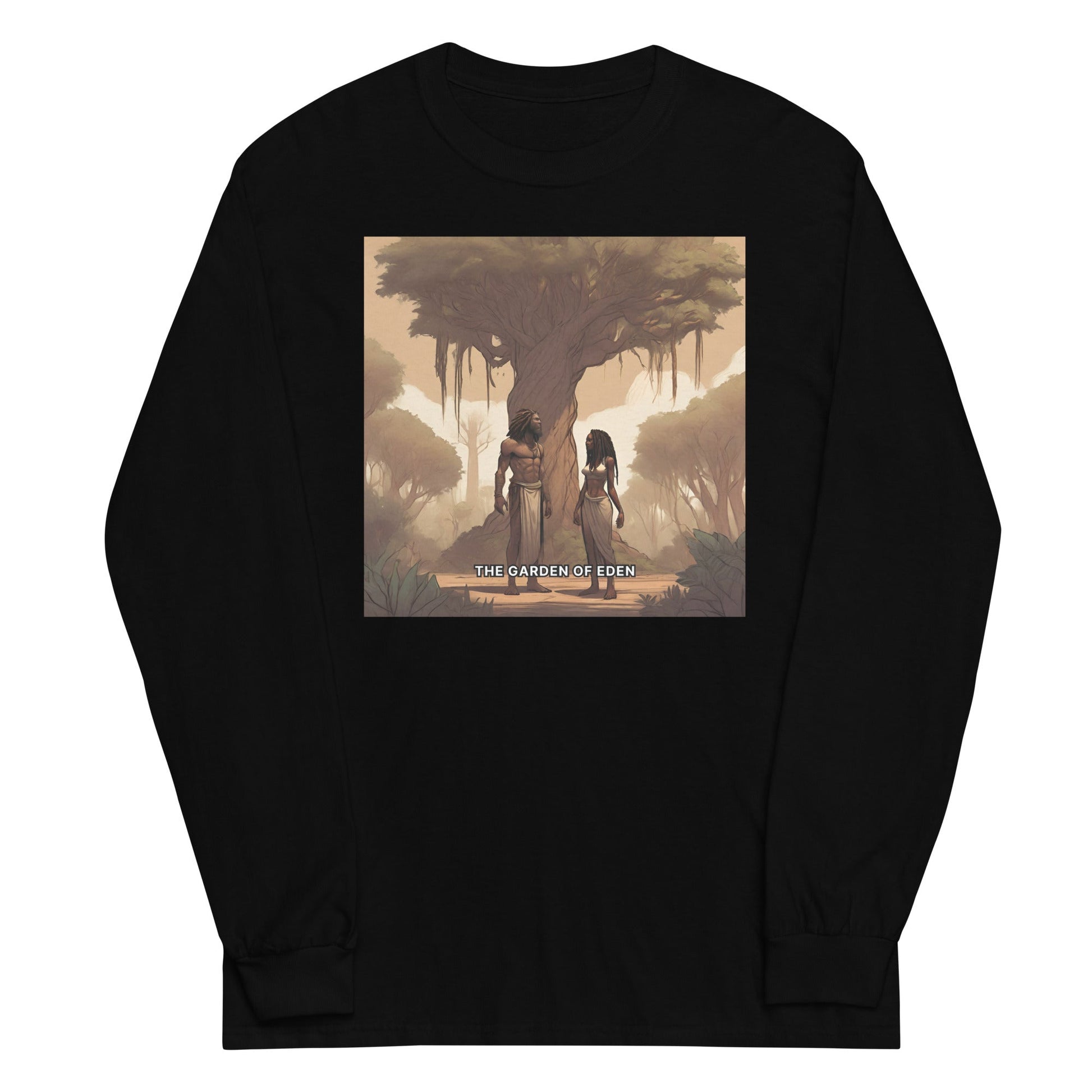 The Garden of Eden Long Sleeve - Bold Black Apparel