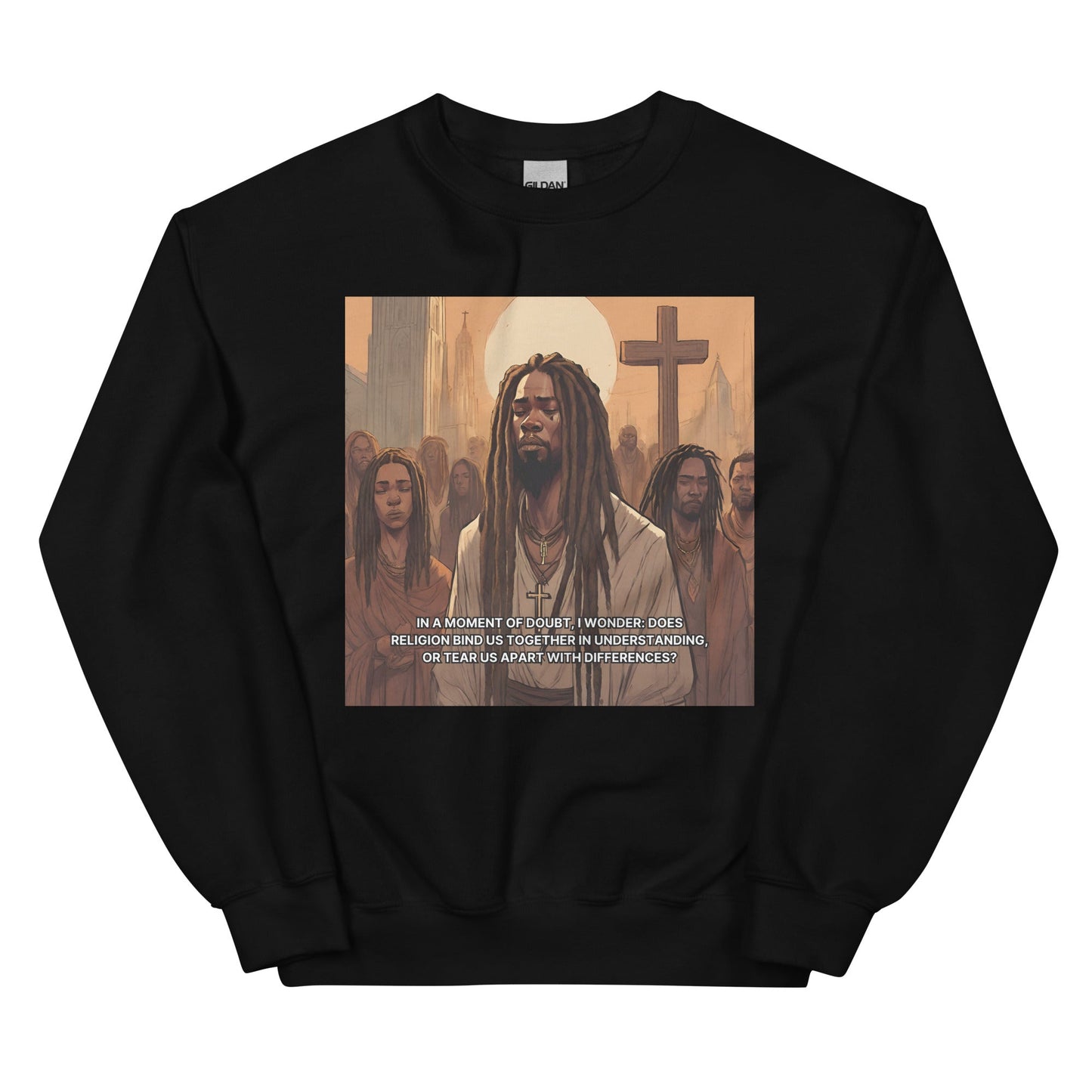 The Philosophy of Religion Crewneck - Bold Black Apparel