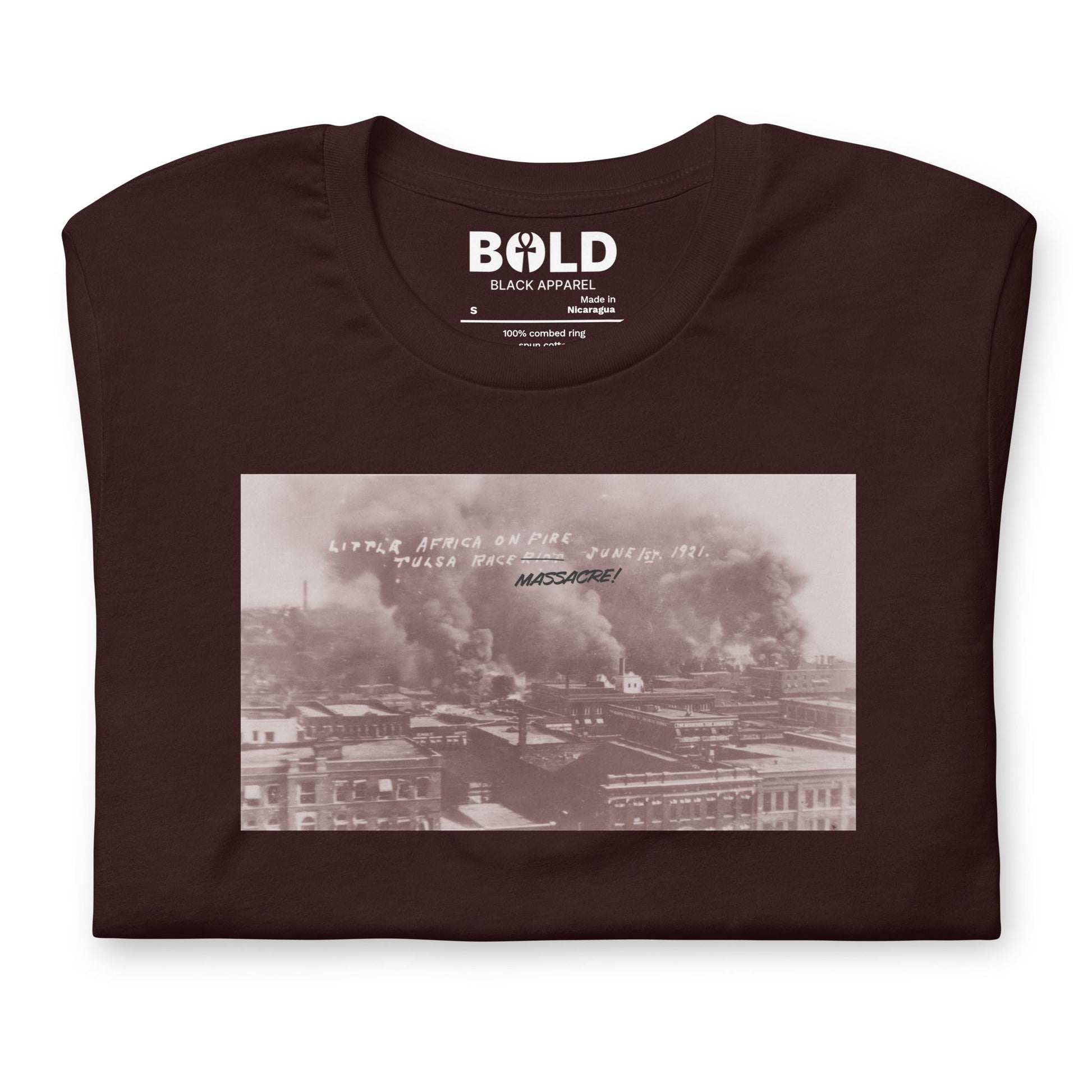 Tulsa Race Massacre T-Shirt - Bold Black Apparel