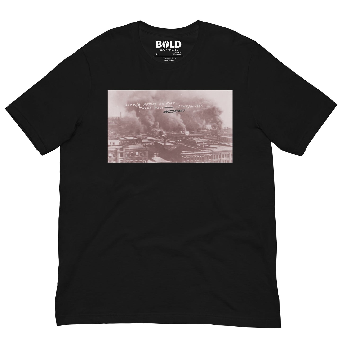 Tulsa Race Massacre T-Shirt - Bold Black Apparel