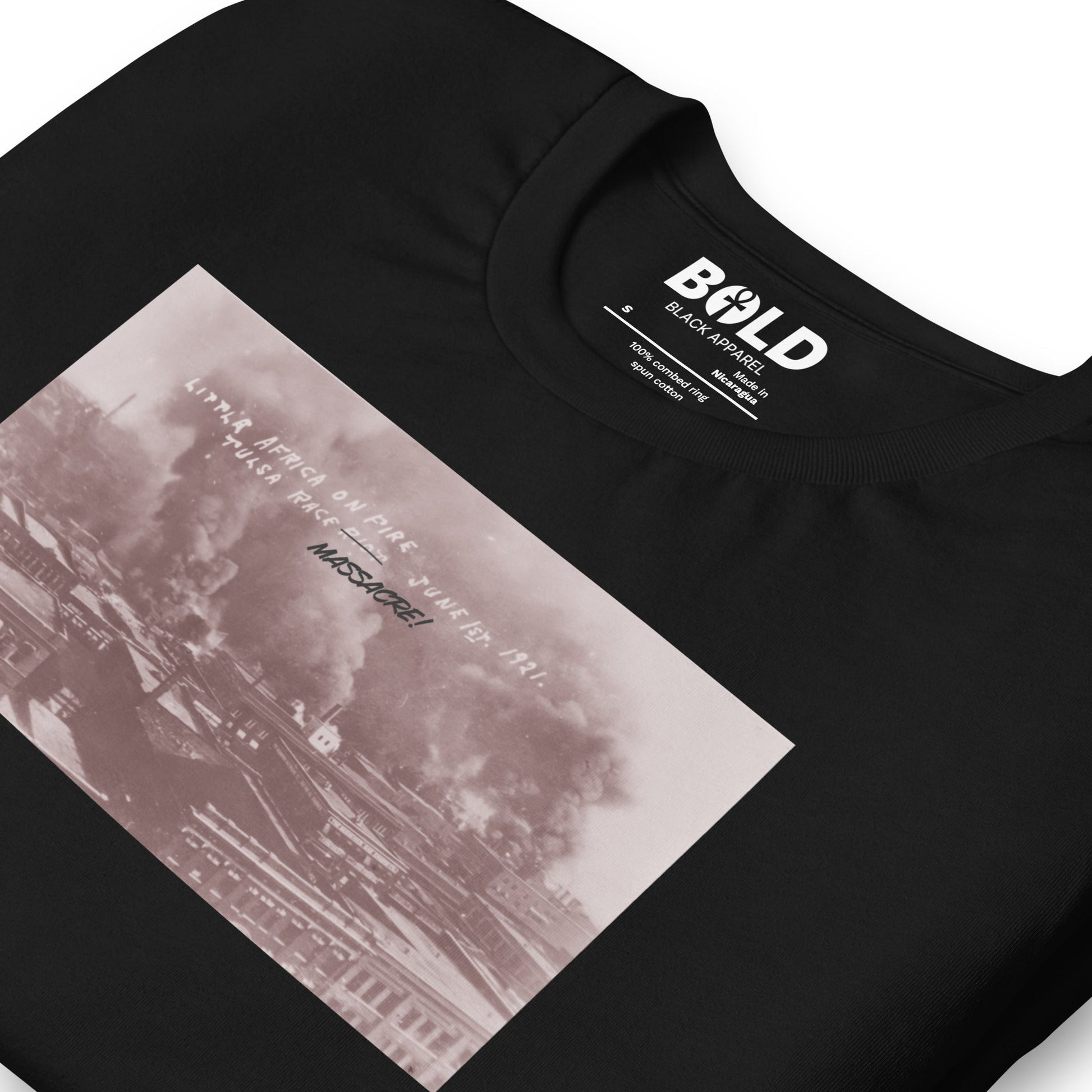 Tulsa Race Massacre T-Shirt - Bold Black Apparel