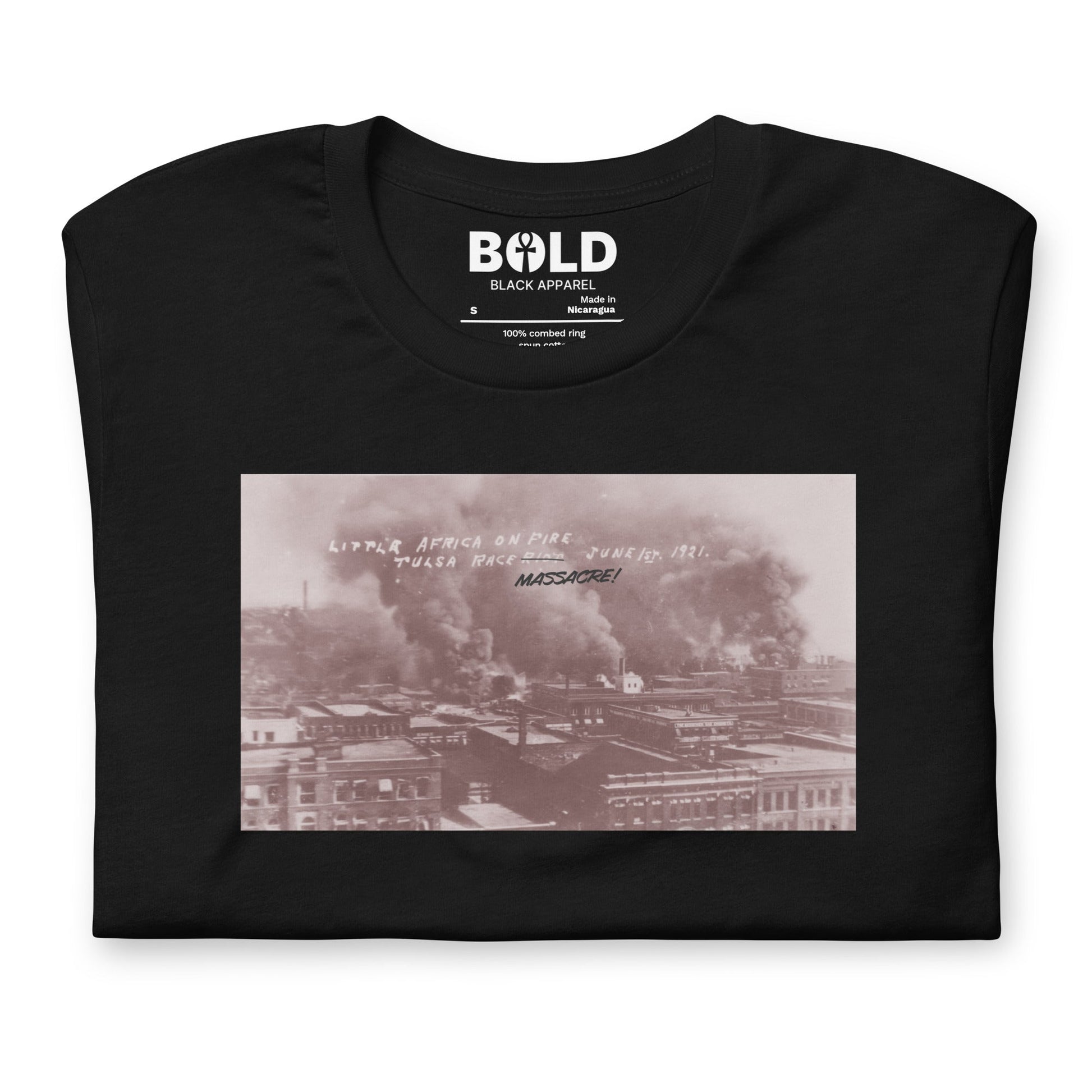 Tulsa Race Massacre T-Shirt - Bold Black Apparel
