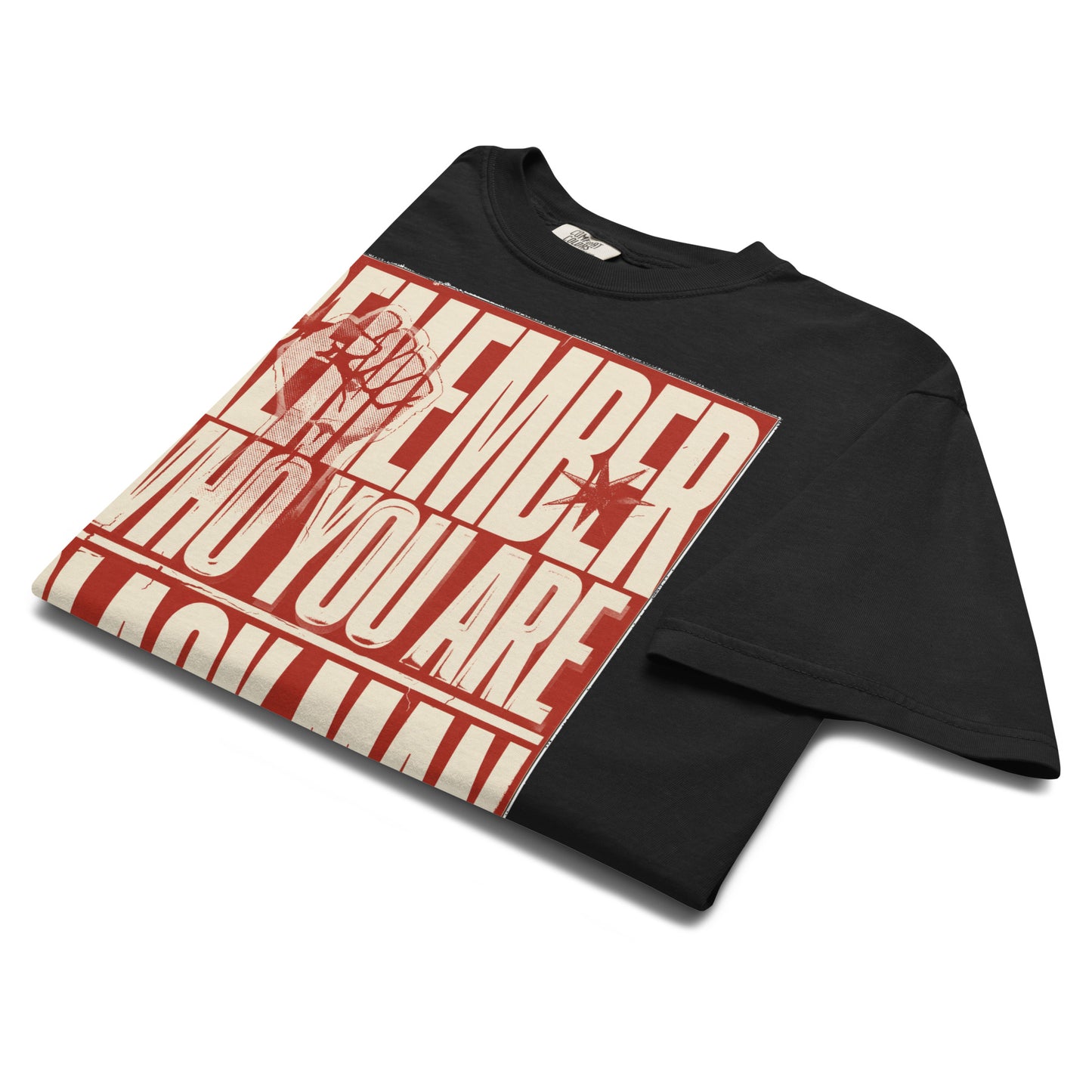 Remember Who You Are Black Man Heavyweight T-Shirt