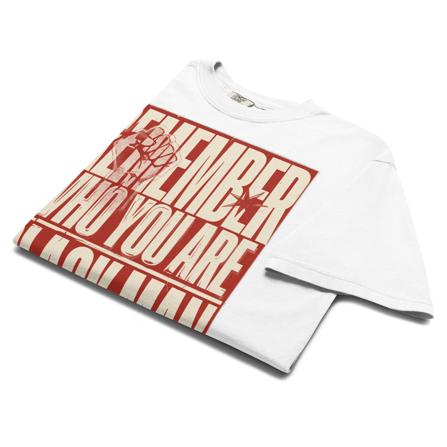 Remember Who You Are Black Man Heavyweight T-Shirt