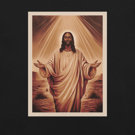 Black Jesus Portrait T-Shirt