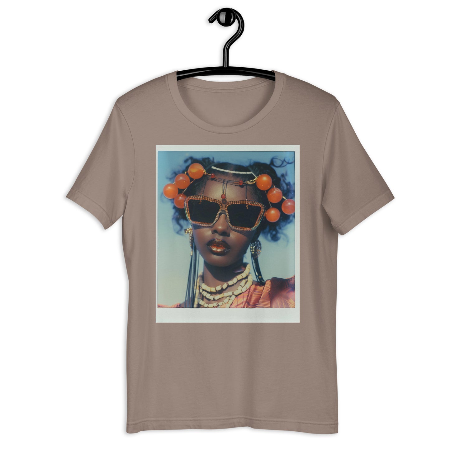 Afrofuturistic Black Woman Polaroid T-Shirt