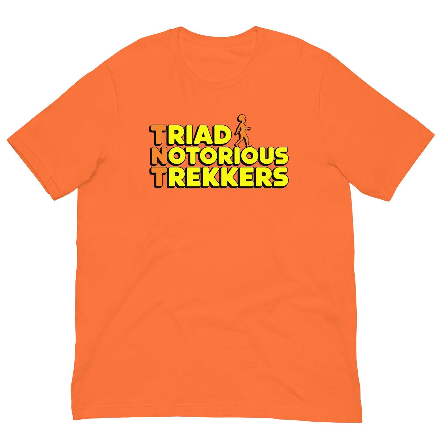 Unisex Triad Notorious Trekkers T-Shirt - Bold Black Apparel