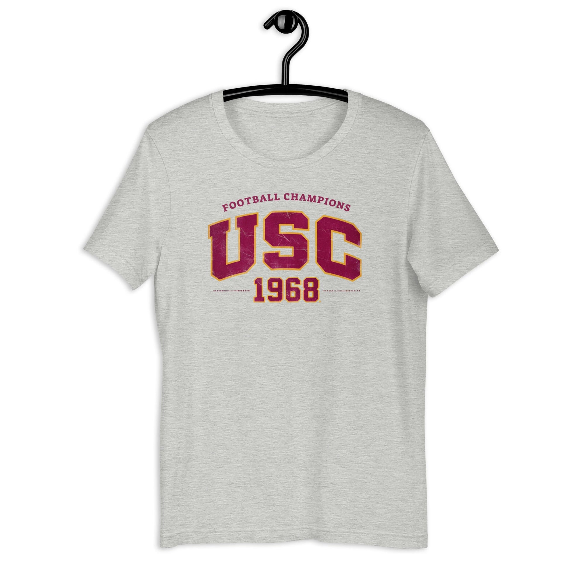 USC 1968 Football Champions T-Shirt - Bold Black Apparel