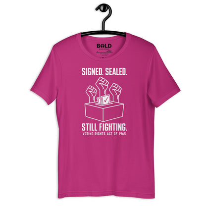 Voting Rights Act T-Shirt - Bold Black Apparel