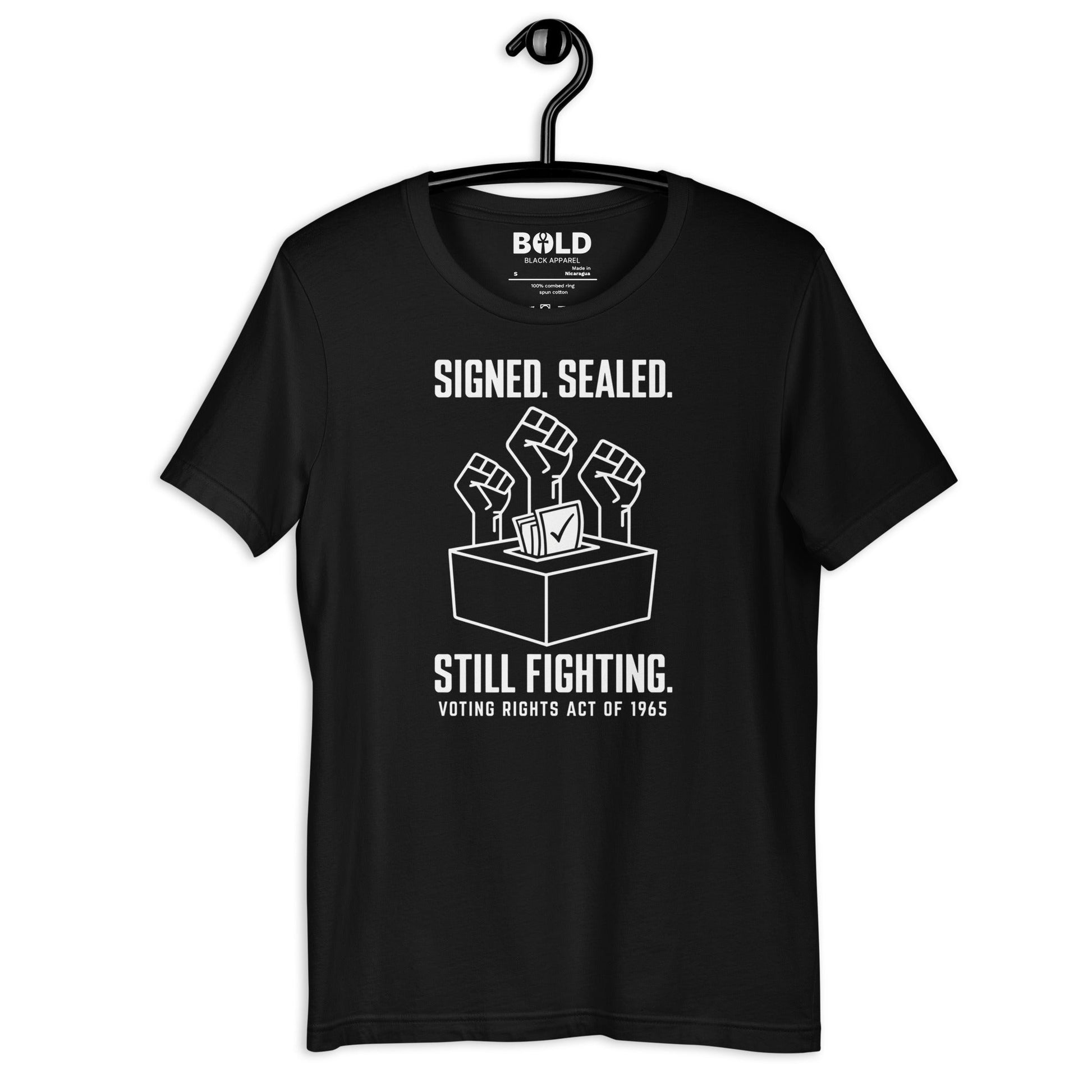 Voting Rights Act T-Shirt - Bold Black Apparel