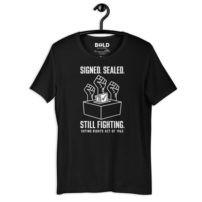 Voting Rights Act T-Shirt - Bold Black Apparel