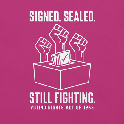 Voting Rights Act T-Shirt - Bold Black Apparel