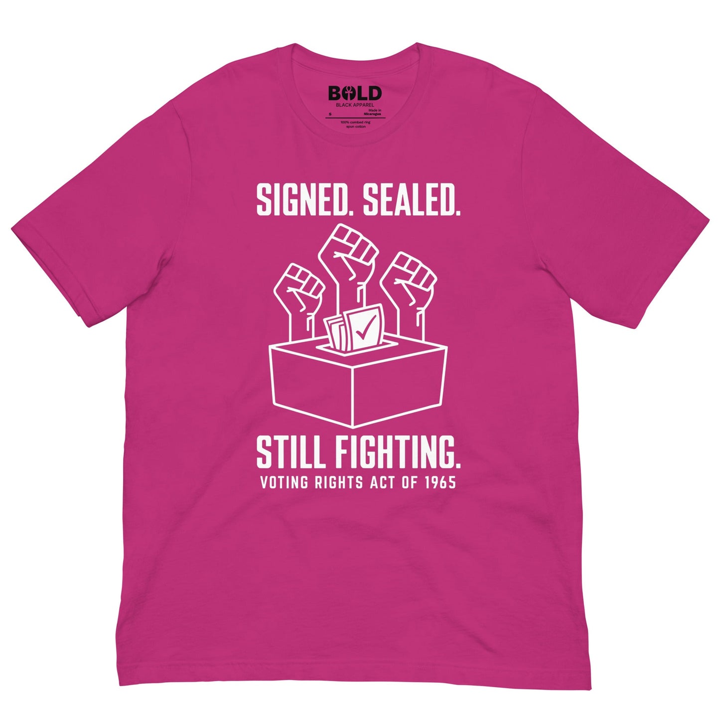 Voting Rights Act T-Shirt - Bold Black Apparel