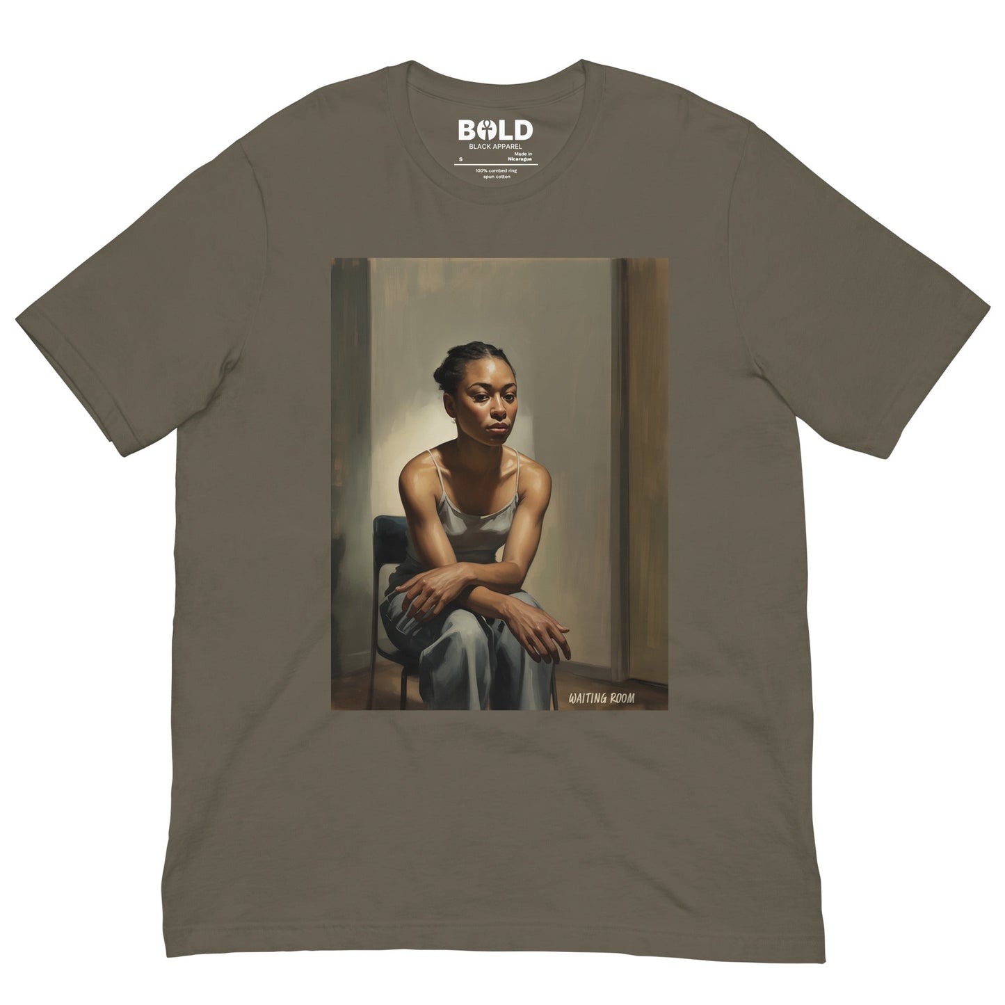 Waiting Room T-Shirt - Bold Black Apparel