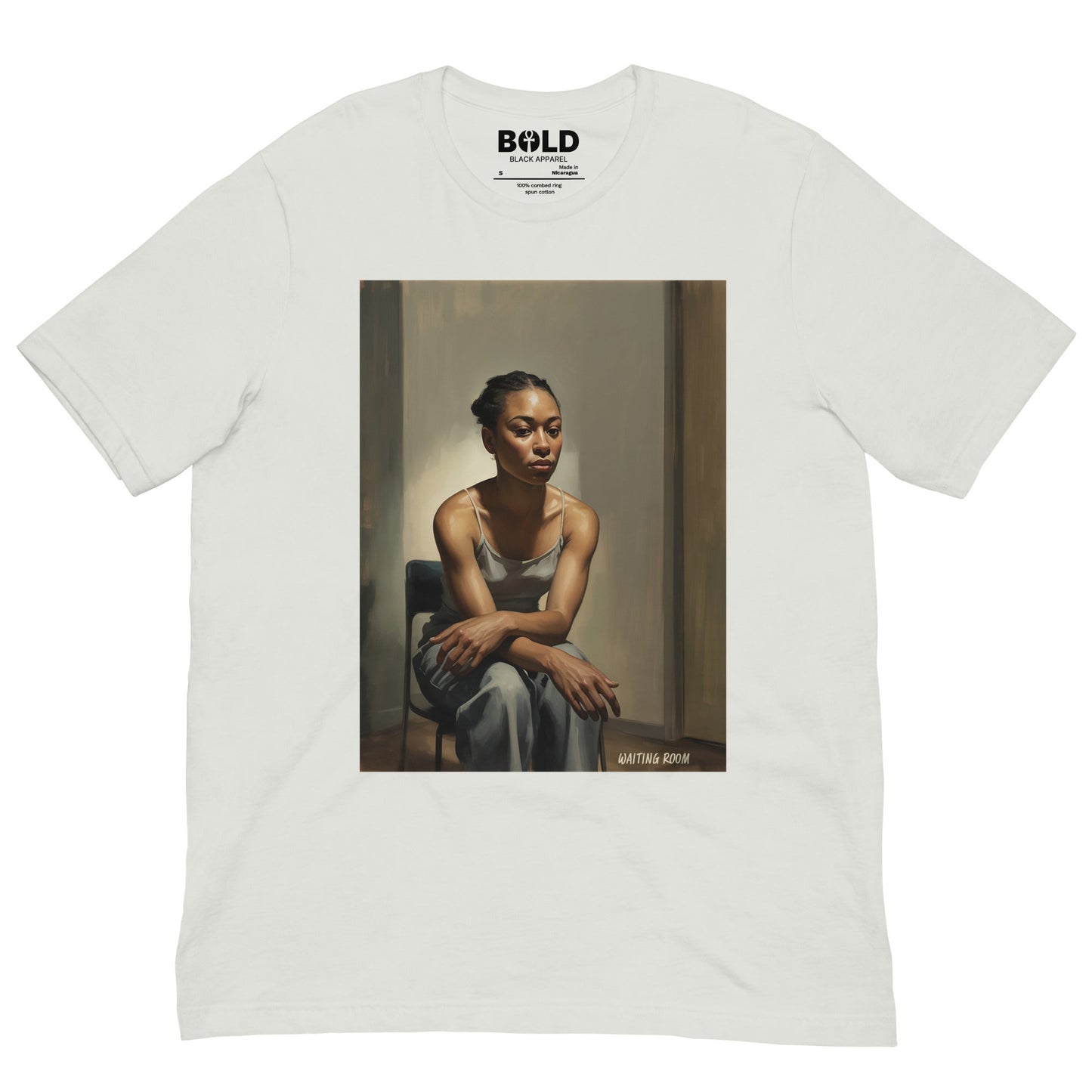 Waiting Room T-Shirt - Bold Black Apparel