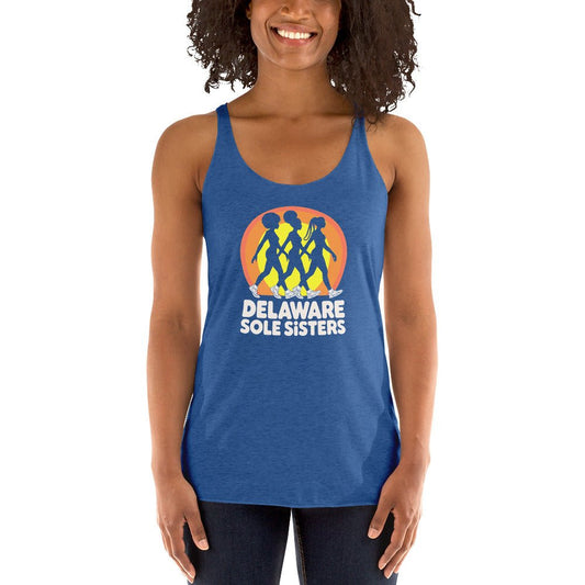 Women's Delaware Sole Sisters Sun Tank - Bold Black Apparel