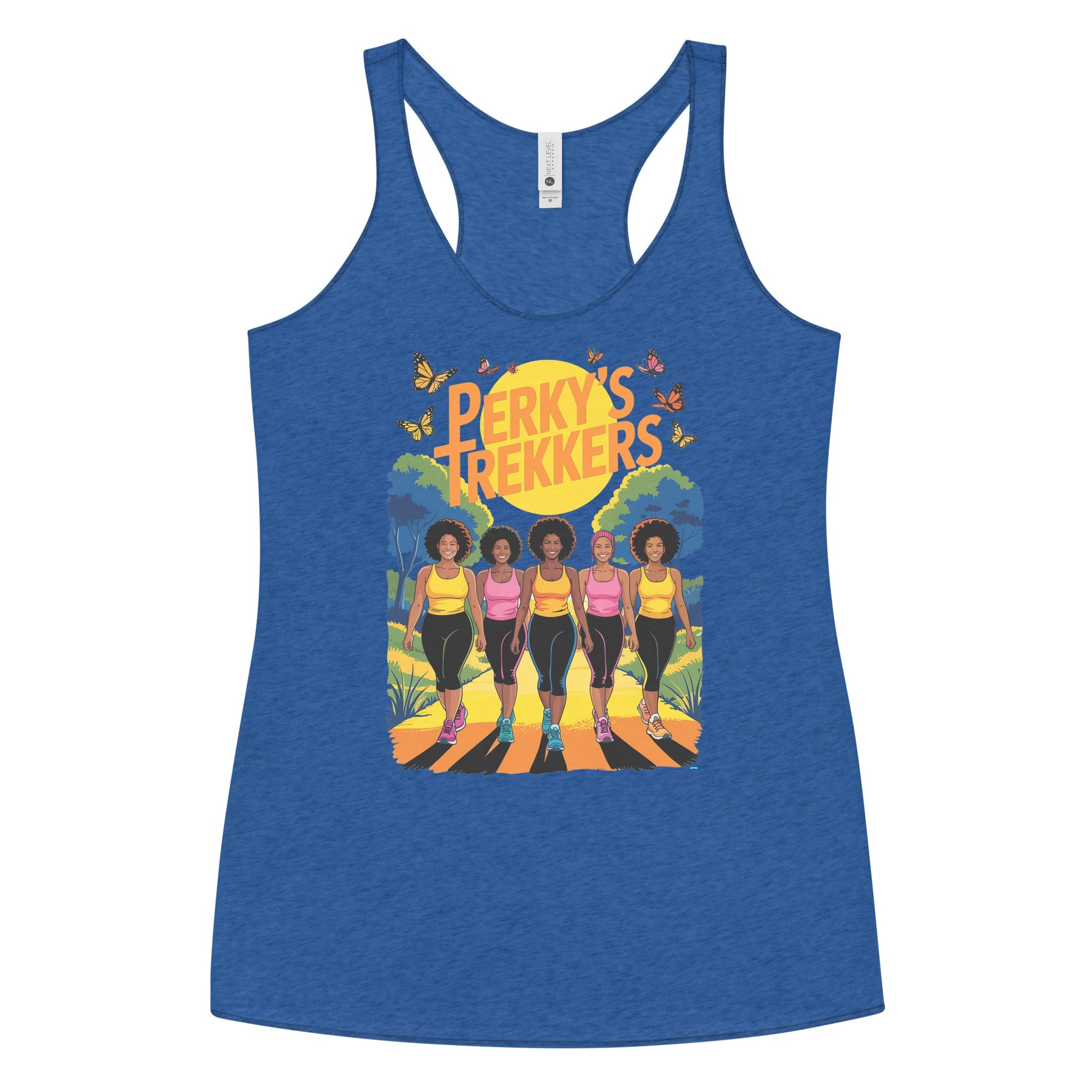 Women's Perky's Trekkers Trail Tank - Bold Black Apparel