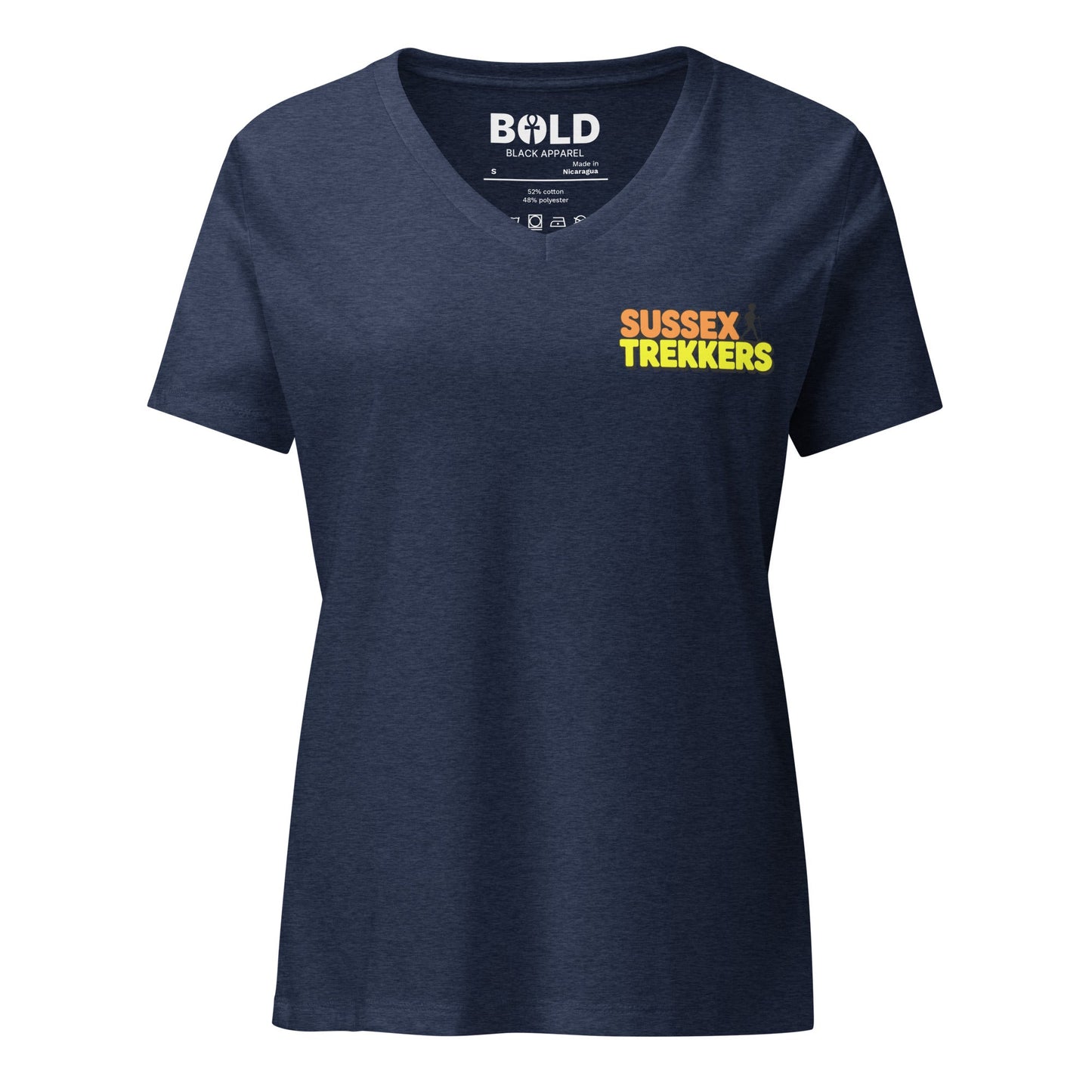 Women's Sussex Trekkers V - Neck - Bold Black Apparel